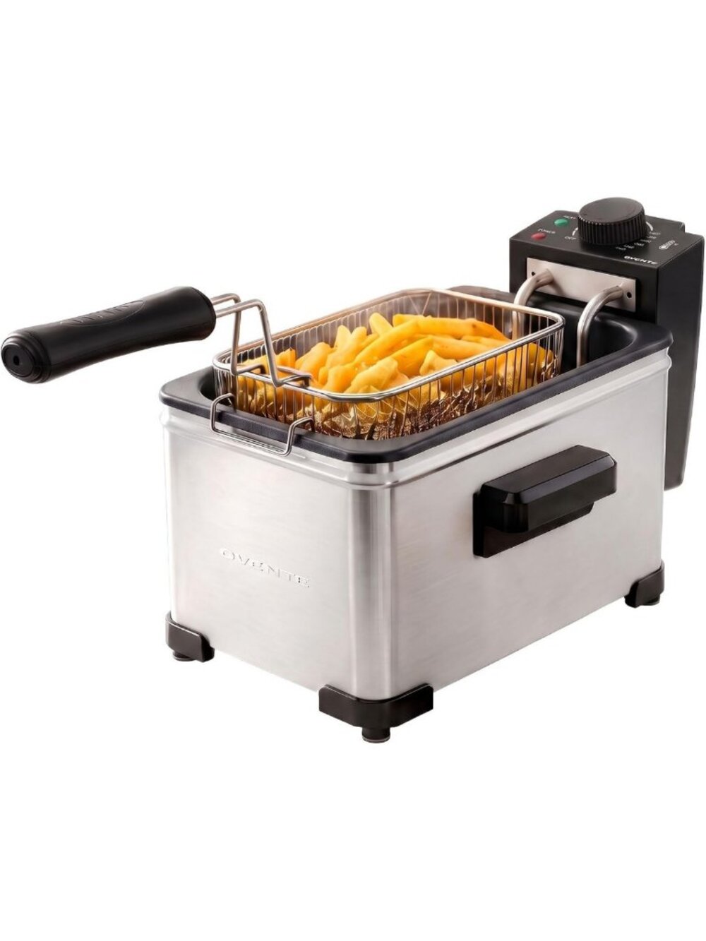 2L Electric Deep Fryer, 1500W Power, Stainless Steel, Perfect for Crispy Frying